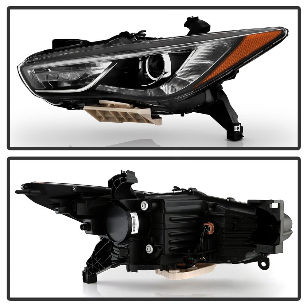 Infiniti QX60 Spyder (OE) Full LED (High Low Beam) LED DRL Projector Headlight - Signal-7443NA(Included) - OE Left