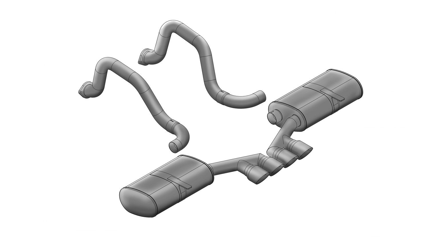 Axle-Back CORSA Exhaust System 14139