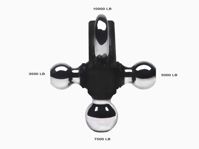 Universal Armordillo USA Tri Ball Mount for 2" Receiver