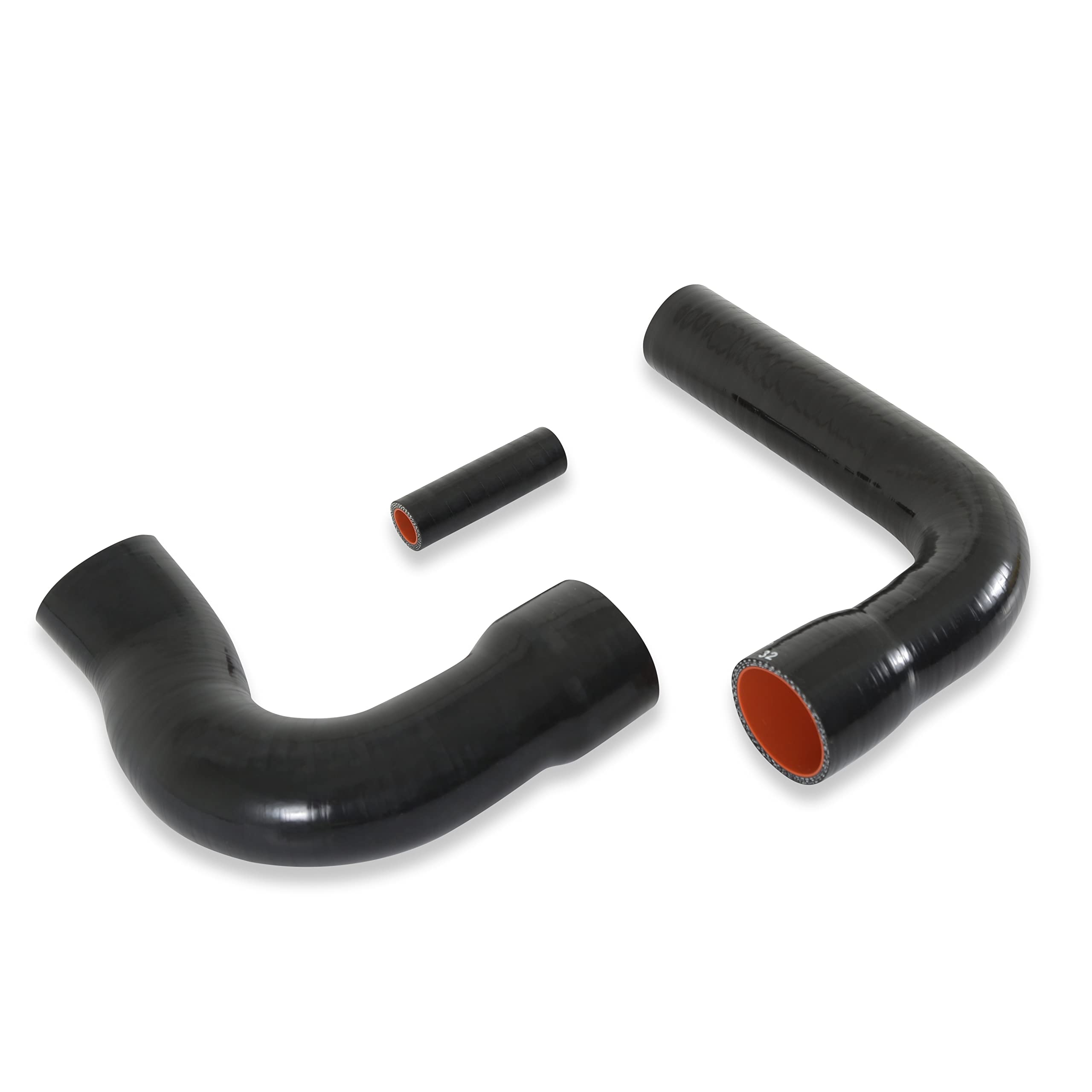 Radiator Hose Set Scott Drake C7ZE-8260-86-BK Black Silicone