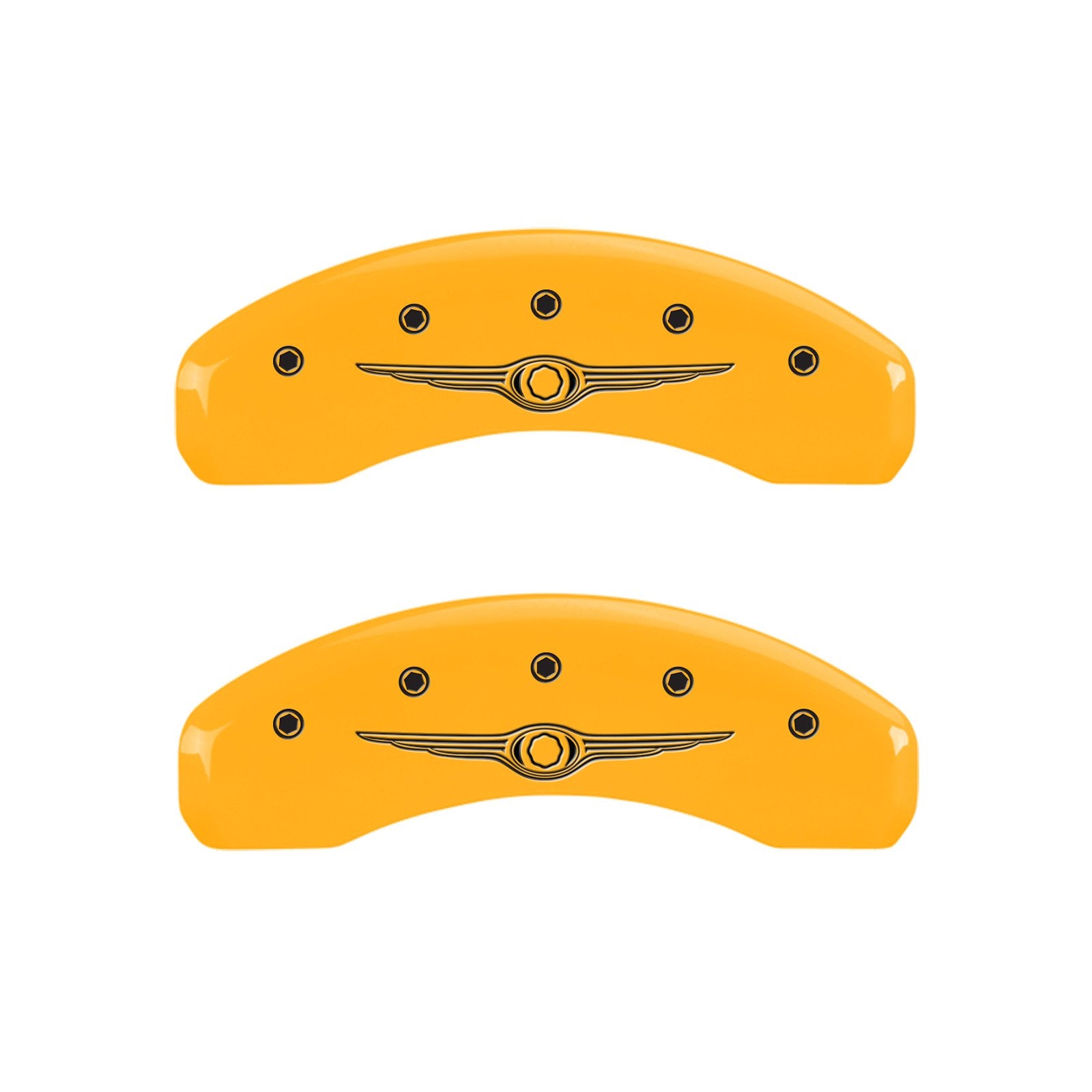 Caliper Covers MGP 32009SCW1YL, Yellow