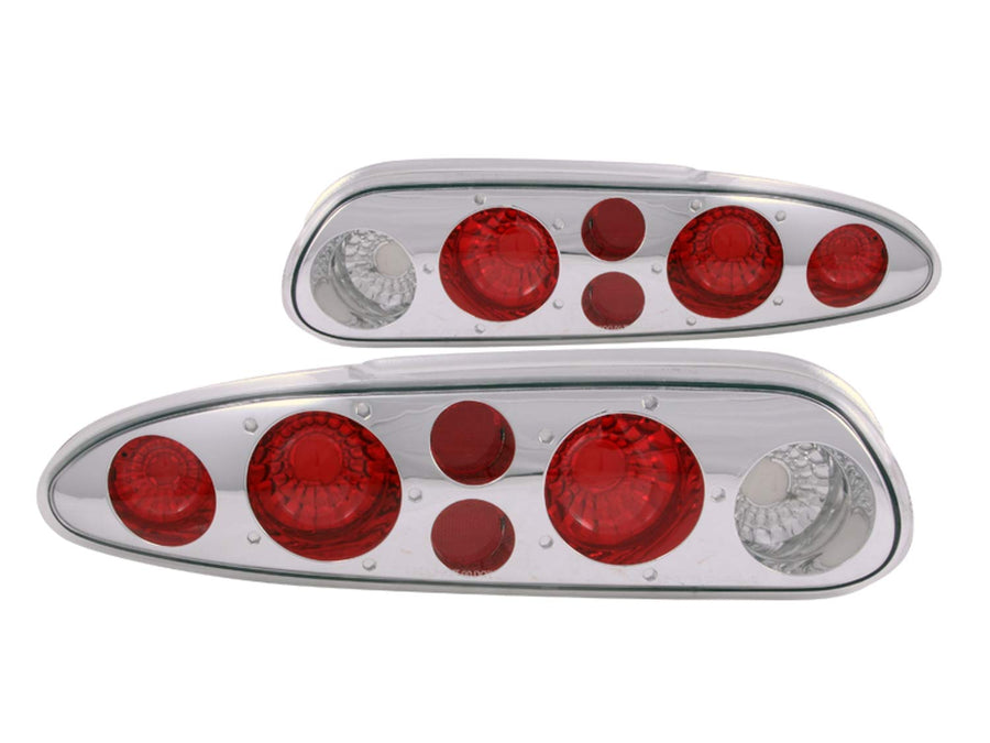 Chevrolet Camaro Anzo USA 221011 Chrome Tail Light Assembly - (Sold in Pairs)