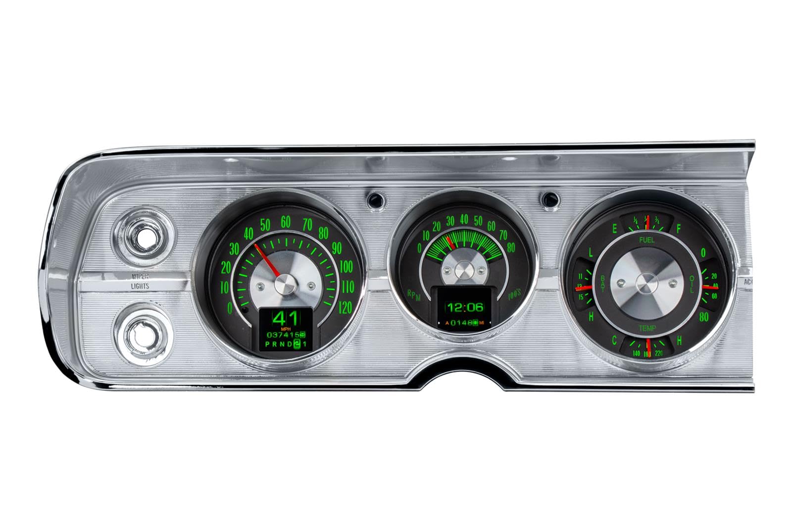 Dakota Digital Retrotech Gauge Instrument System RTX-64C-CVL-X Compatible with 1964-65 Chevy Chevelle/El Camino