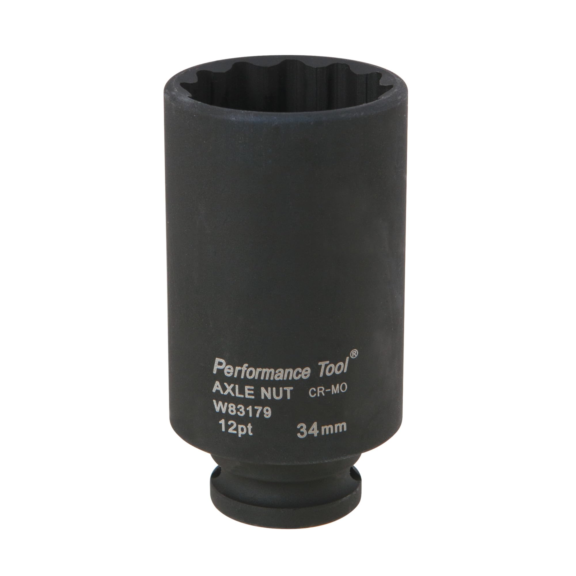 W83179 Performance Tool 34 mm 12pt Axle Nut Socket