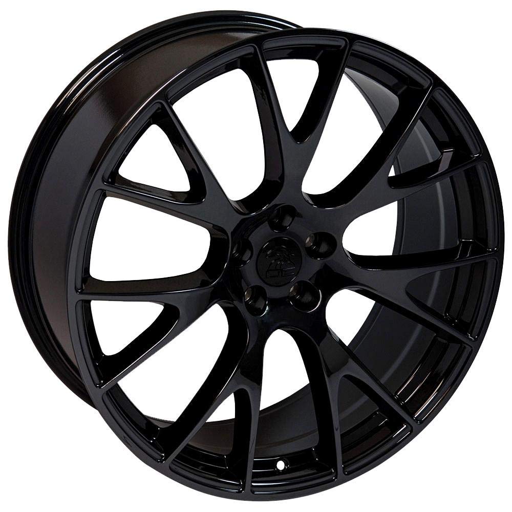 20 Inch OE Wheels DG15 Rim Fits Hellcat Style 5x115 20x10 Gloss Black - Hollander 2528 (1)