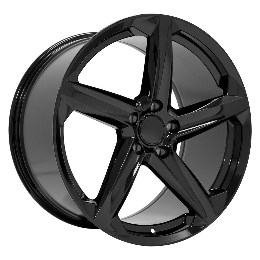 20 Inch OE Wheels CV02D Rim Fits Corvette C8 Z06 Style 5x120 20x11 Gloss Black (1)