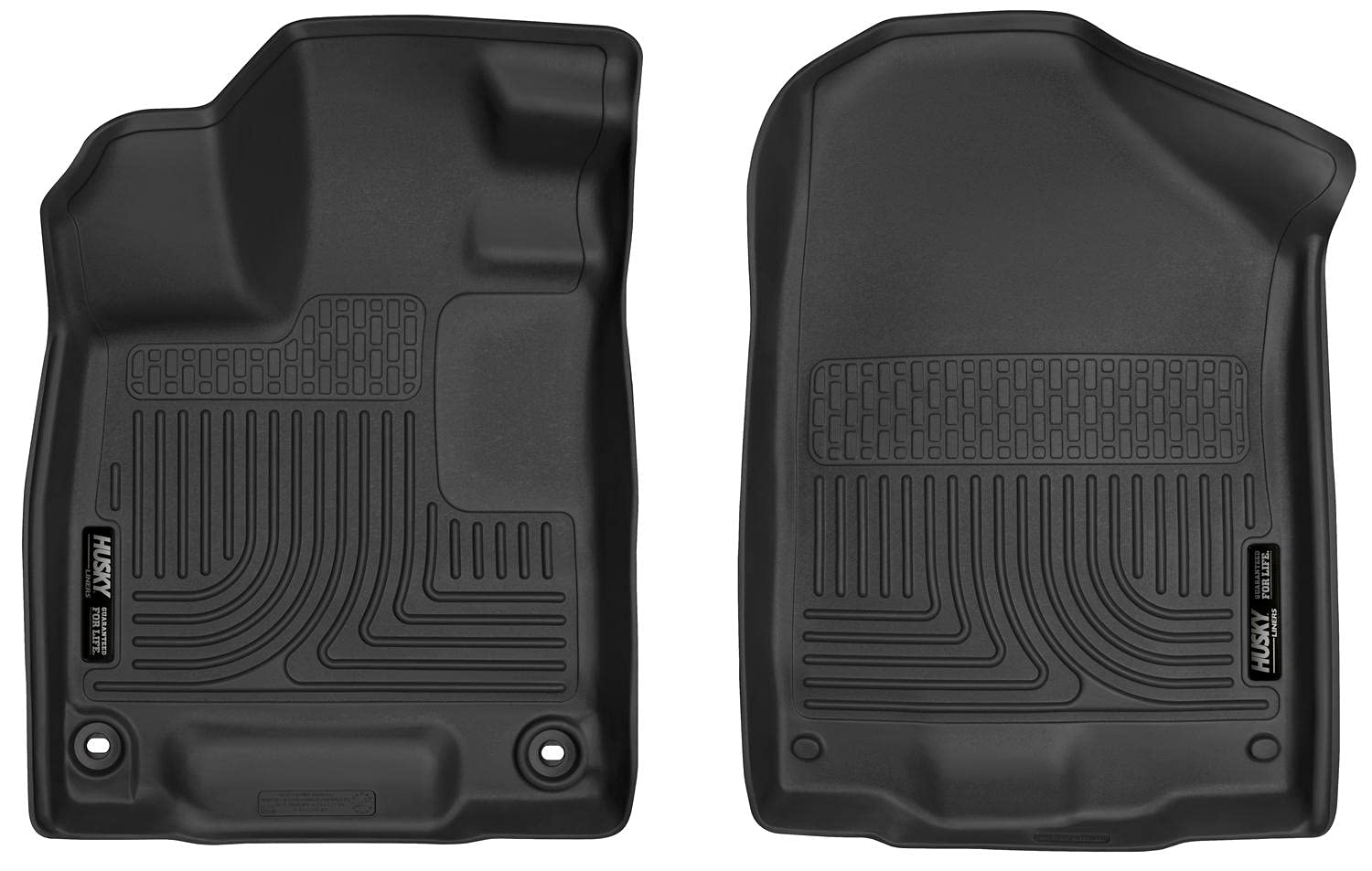 Husky Liners Floor Mats X-act Contour | Fits 2019-2025 Honda Passport; 2016-2022 Honda Pilot | Front Row, 2-pc Black - 55491