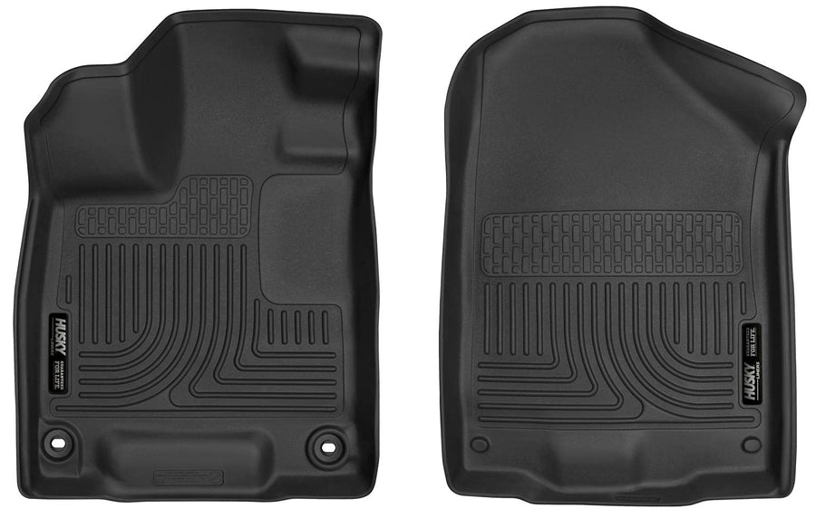 Husky Liners Floor Mats X-act Contour | Fits 2019-2025 Honda Passport; 2016-2022 Honda Pilot | Front Row, 2-pc Black - 55491