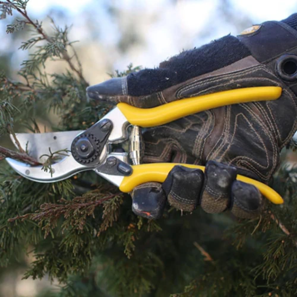 Wicked Tough Hand Pruner Wicked Tree Gear WTG-017, Yellow
