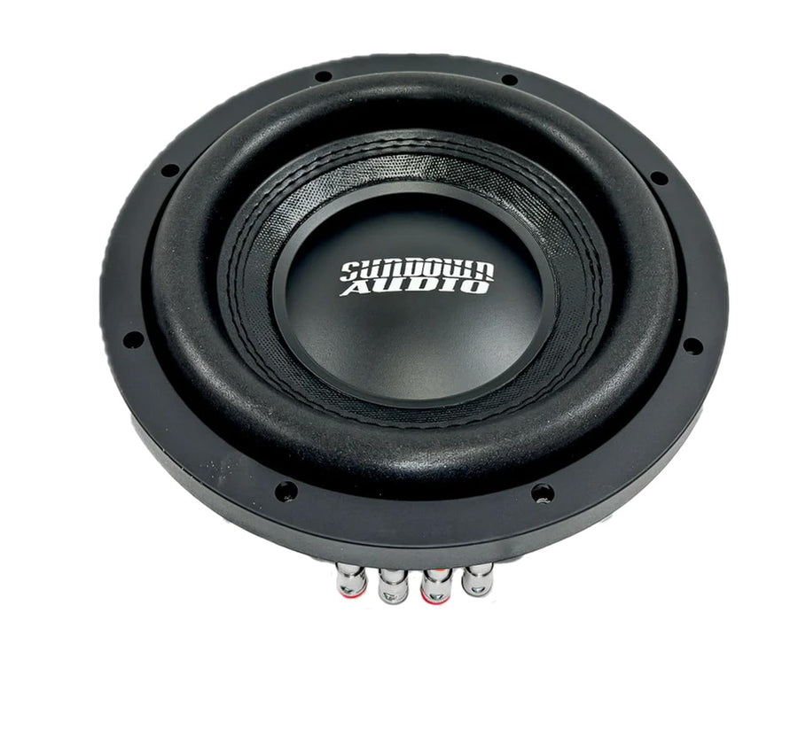 Sundown Audio 10” SML-10 D2 Shallow Mount Subwoofer – 600W RMS/1200W Peak, Dual 2 Ohm, 2.5" Aluminum VC, 14mm Xmax, Ultra-Slim Car Sub for Tight Spaces