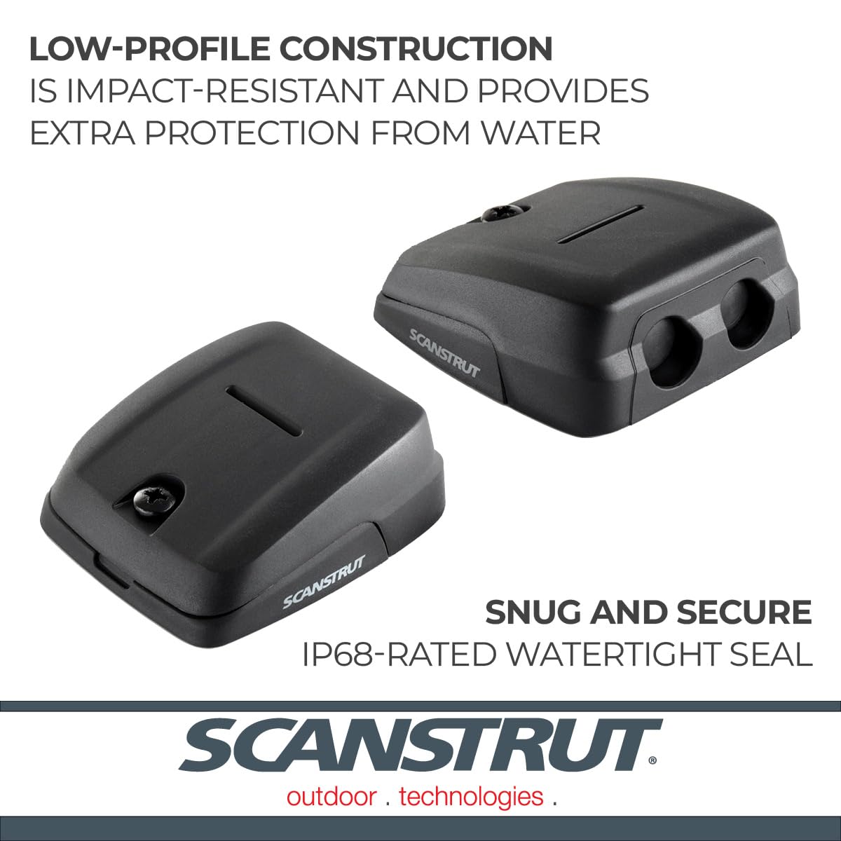 Scanstrut Double DS-HD10-BLK Horizontal Cable Seal - Black