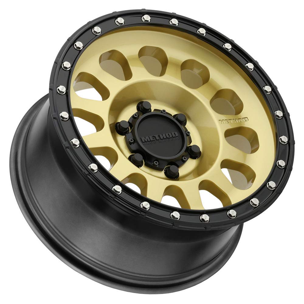 Method Race Wheels 17x8.5" Gold/Black Street Loc 315 6x135", 0mm offset 4.75" Backspace, MR31578516100