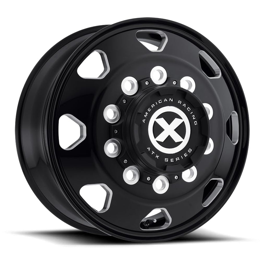 22.5X8.25 AO401 10X11.25 G-BLK MILL 144MM Wheel