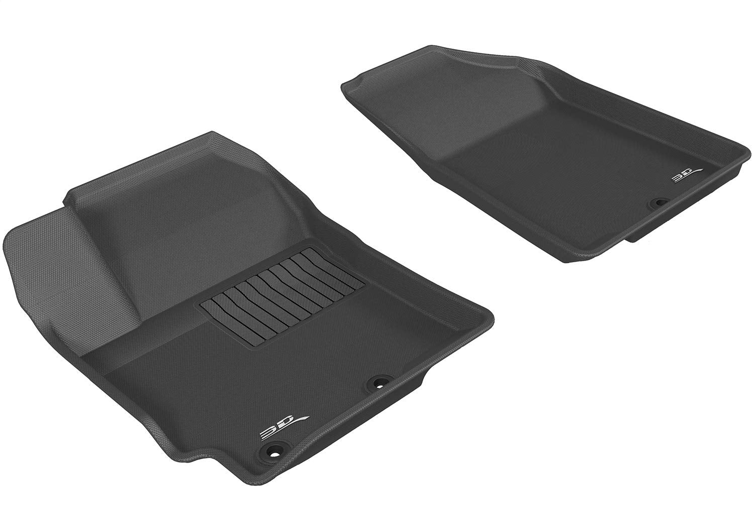 Kagu 1st Row Floormat 3D MAXpider Kia Rio/Rio5 2012-2017 - Black (L1KA01411509)