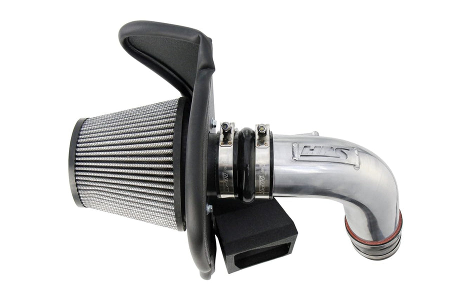 HPS Air Intake Kit Polish with Heat Shield Compatible for BMW 2019-2022 X7 2020-2023 X6 2019-2023 X5 3.0L B58 G05 G06 G07, 827-702P