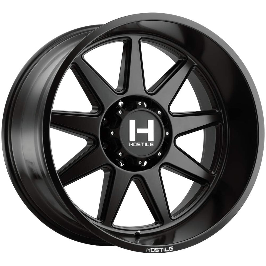 H121 Hostile Omega 24x14 8x170-76mm Satin Black Wheel Rim 24" Inch