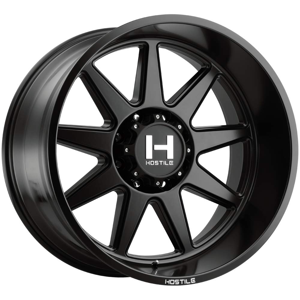 H121 Hostile Omega 24x14 8x170-76mm Satin Black Wheel Rim 24" Inch