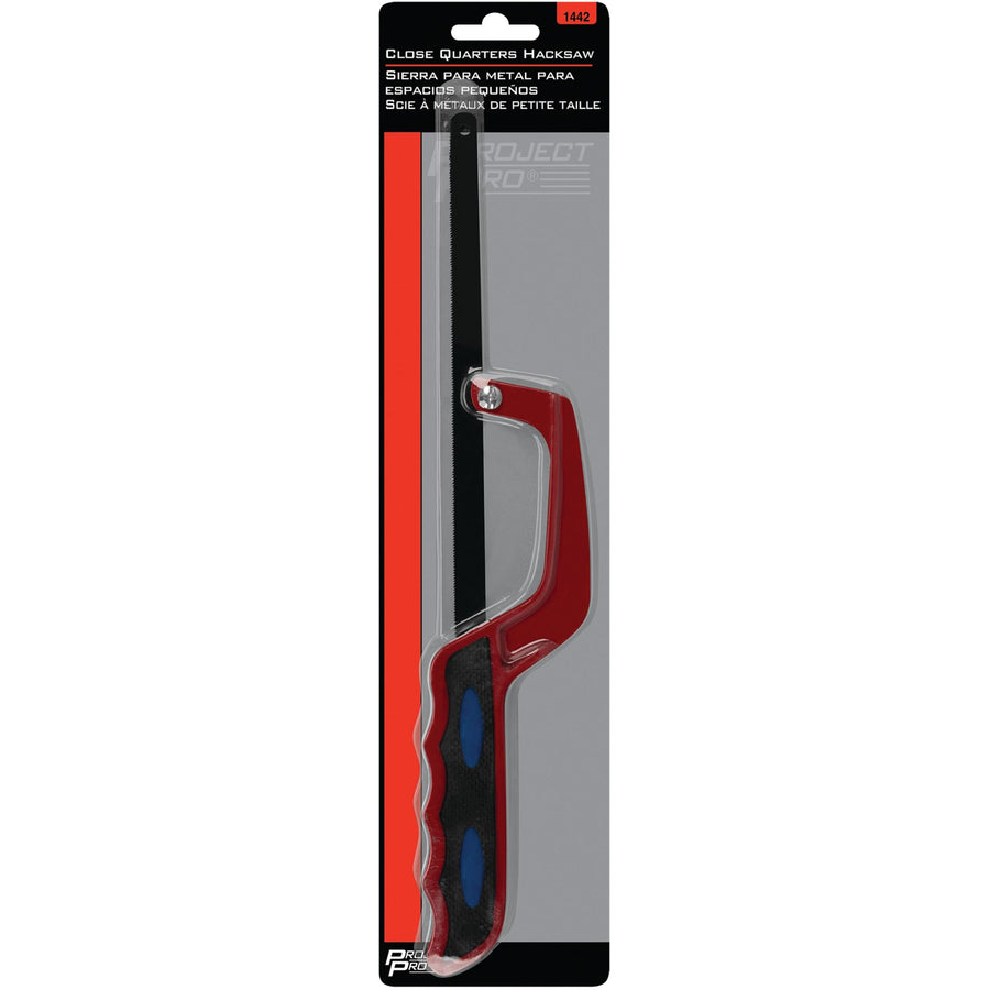 Compact Performance Tool 1442 Hacksaw with Tough Plastic Handle - Ideal for Tight Spaces and Hard-to-Reach Areas where a Normal Hacksaw Won't Fit