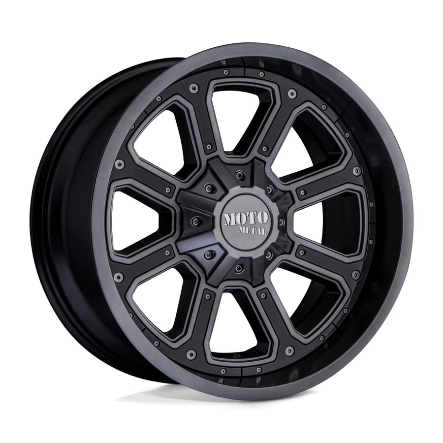 Moto Metal 20X9 MO984 GBLK-INS M-GRY -12MM 8X6.5 - MO98429080412N