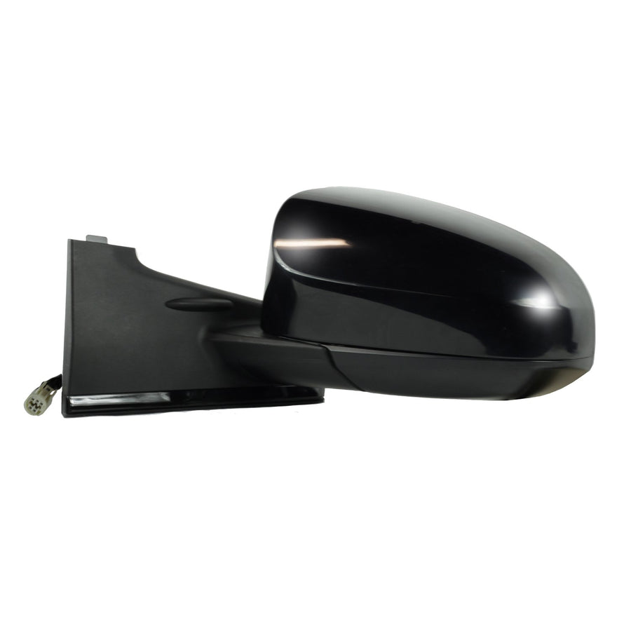 Mirror Driver Side for Toyota Yaris Hatchback CE, L, LE Models, France Built, Textured Mount, w/PTM Cover, w/Textured Strip on Bottom Mount, Foldaway, Power
