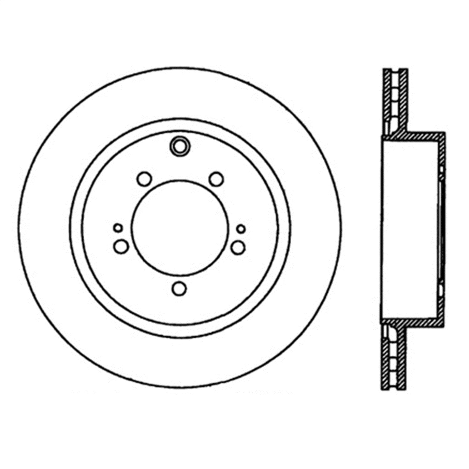 StopTech Sport Slotted 126.46065SR