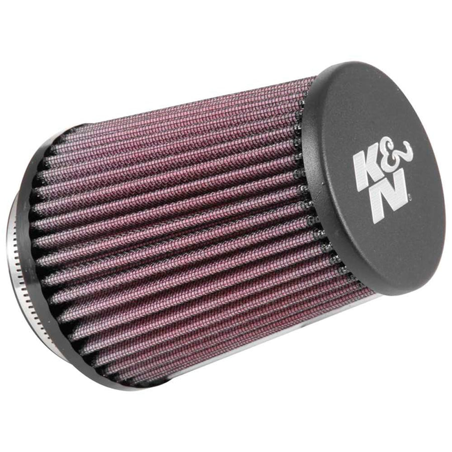 K&N High-Flow Original Universal Lifetime Rubber Filter:Performance, Premium, Washable: Flange Diameter: 3 In, Filter Height: 5.21875 In, Flange Length: 0.71875 In, Shape: Round Straight, RE-5286