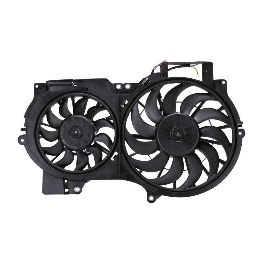 Cooling Fan Assembly TYC 622710 Replacement Compatible with Audi A6, Black