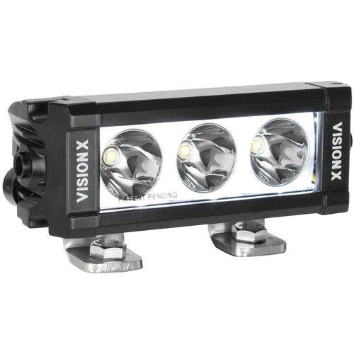 Vision X Lighting 6″ XPL Series Halo 3 Led Beam Light Bar XPL-H3EMH (Including End Cap Mounting L Bracket And Harness)