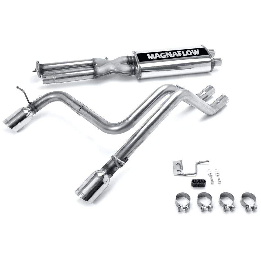 Performance MagnaFlow Exhaust System 16673: Cat-Back, Street Series, Compatible with 2003-2006 Hummer H2