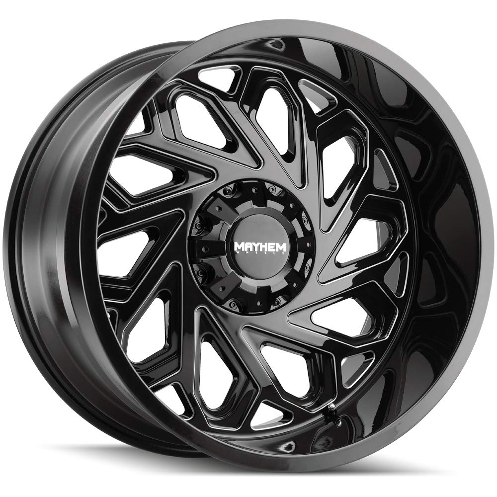 Essex 8112 Mayhem 8112 Gloss Black/Milled Spokes 20X9 5-127/5-139.7 18mm 87.1mm