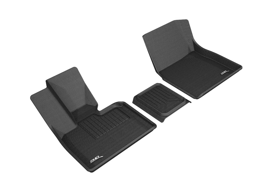 MAXpider 3D Custom Fit Kagu Floor Mat (Black) Compatible with BMW i3 2014-2021 – R1 (3Pcs)