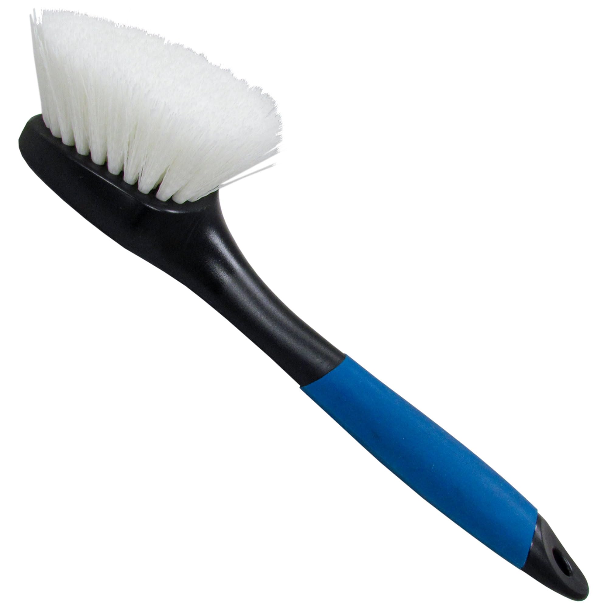Stiff Deck Brush STAR BRITE with Long Handle - Heavy-Duty Marine-Grade Scrubber for Boats, Decks, & Hard-to-Reach Areas (040115)