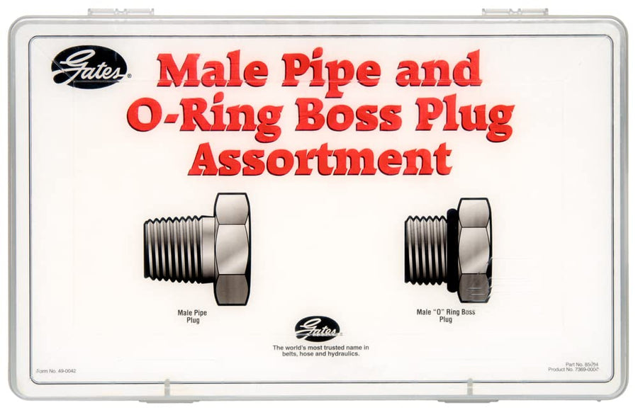 Gates Assortments 85004->Component Assortments->Male Pipe (MP) and O-Ring Boss (