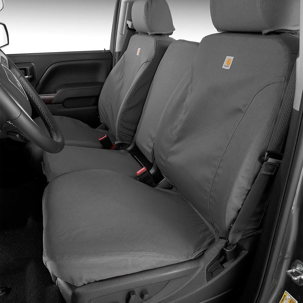Carhartt Custom SeatSaver Front Row Seat Covers - Gravel