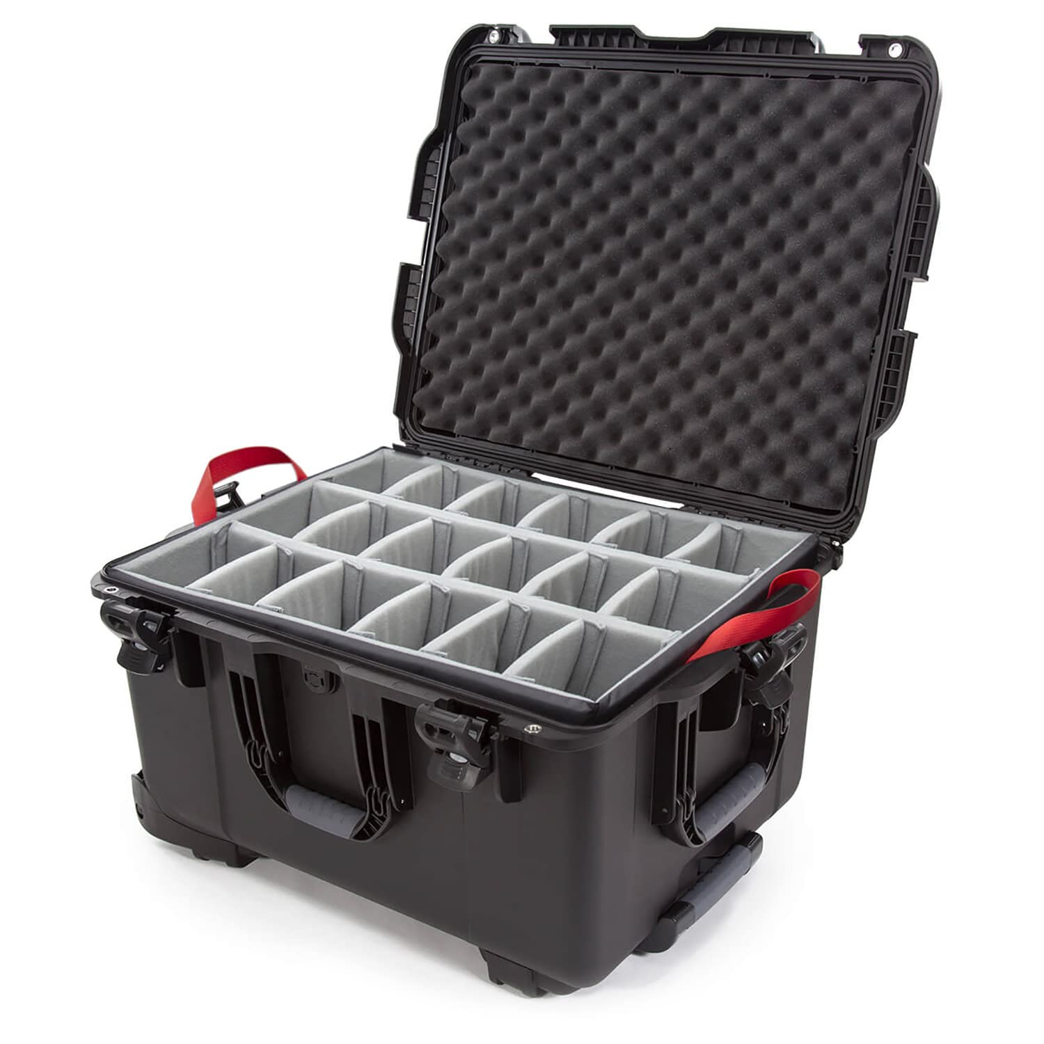 NANUK Pro Photo Kit 960 – Waterproof Travel Camera Hard Case with Padded Dividers and Wheels, 25.4” x 20” x 14.5” Dustproof and Impact-Resistant, Ideal for Heavy Loads – Black