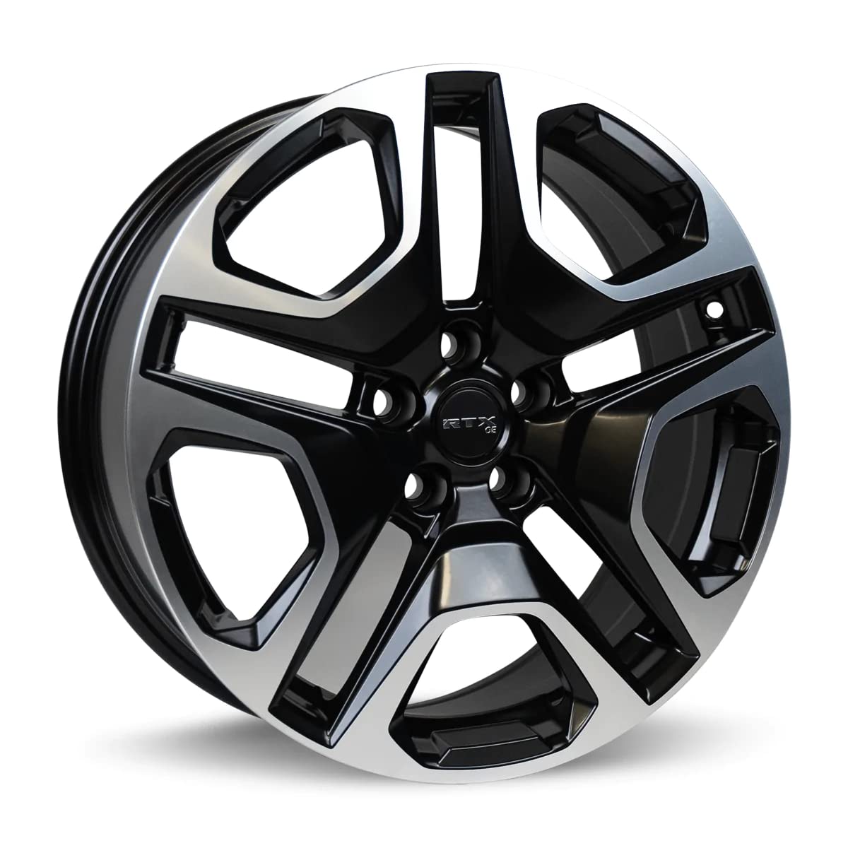 Custom RTX OSAKA Wheel - 18x7, 35 Offset, 5x114.3 Bolt Pattern, 60.1mm Hub - Satin Black with Machined Face Rim
