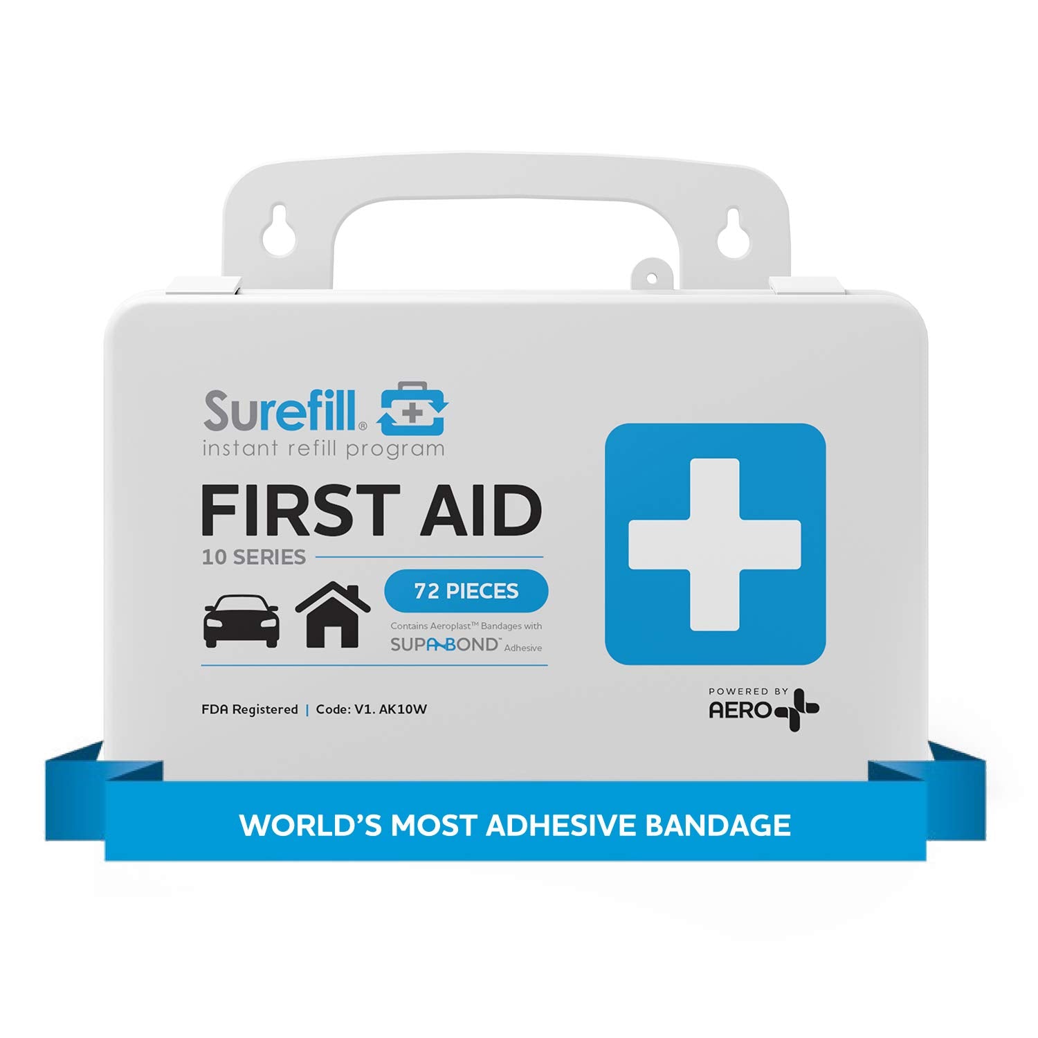 First Aid Kit Aero Healthcare 72 Pieces (AK10W)