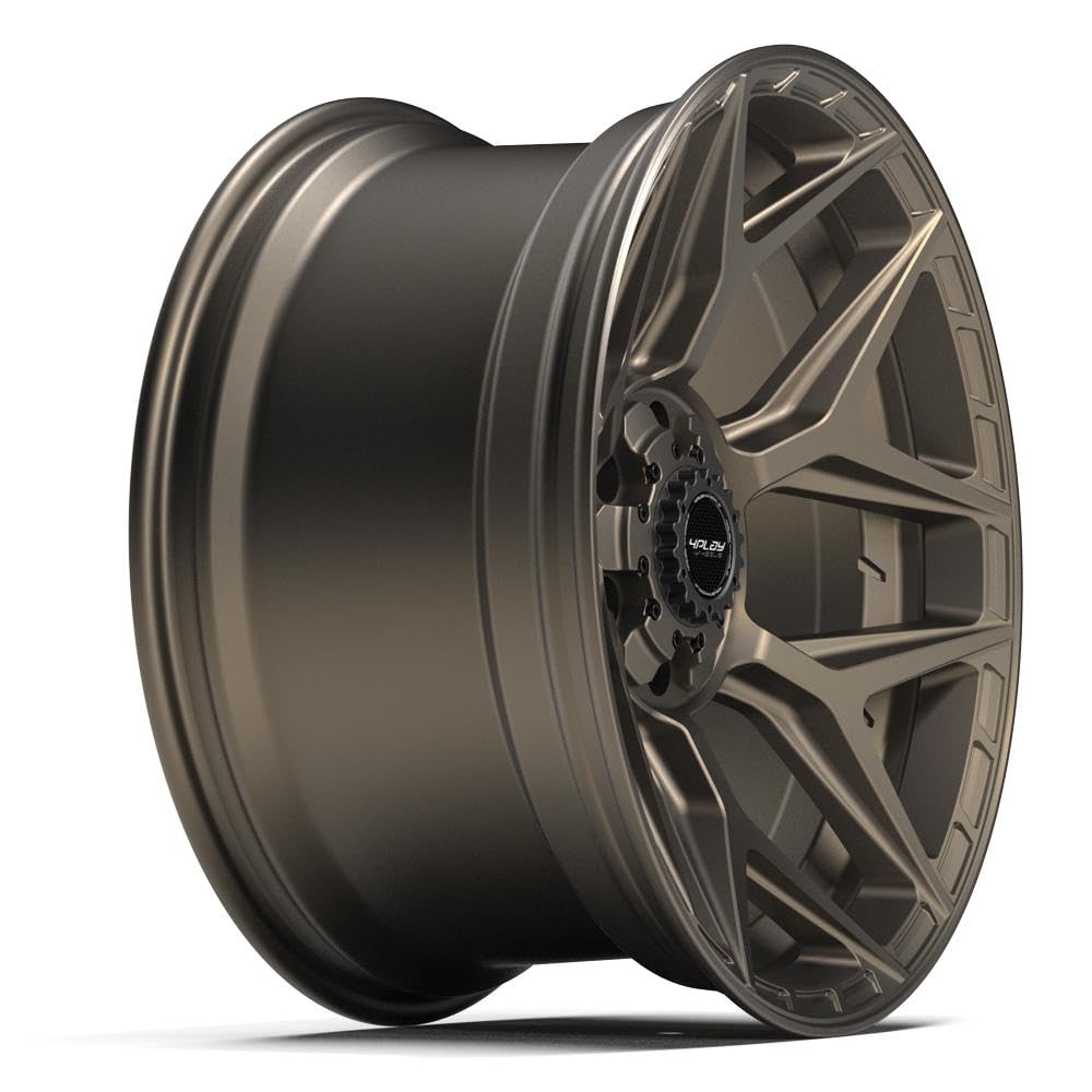 20 Inch 4PLAY Wheels Rim 4P06 Fits 6x135 & 6x139.7 20x10 Satin Bronze (1)