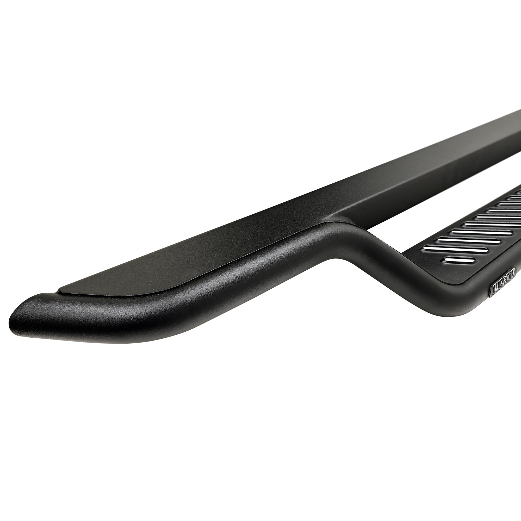 Westin Outlaw Step Boards, 4 in Drop, Steel, Black Textured Powder Coat, Crew Cab, Compatible with Ford Fullsize Truck 2015-25, Pair