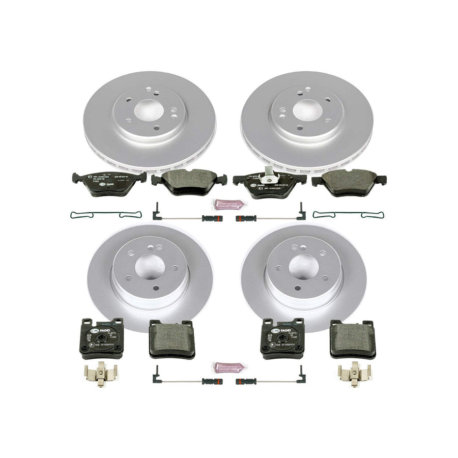 Power Stop ESK6379 Euro-Stop Brake Kit Front & Rear For Mercedes-Benz E320 1998-2003 [Model Specific]