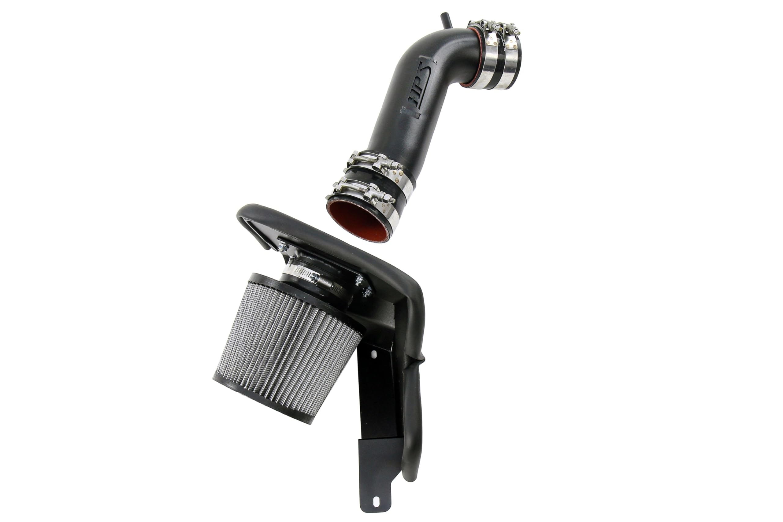 HPS Performance Air Intake Kit Black with Heat Shield Compatible for 1993-1996 Toyota Supra 3.0L Non 2JZGE, 827-715WB