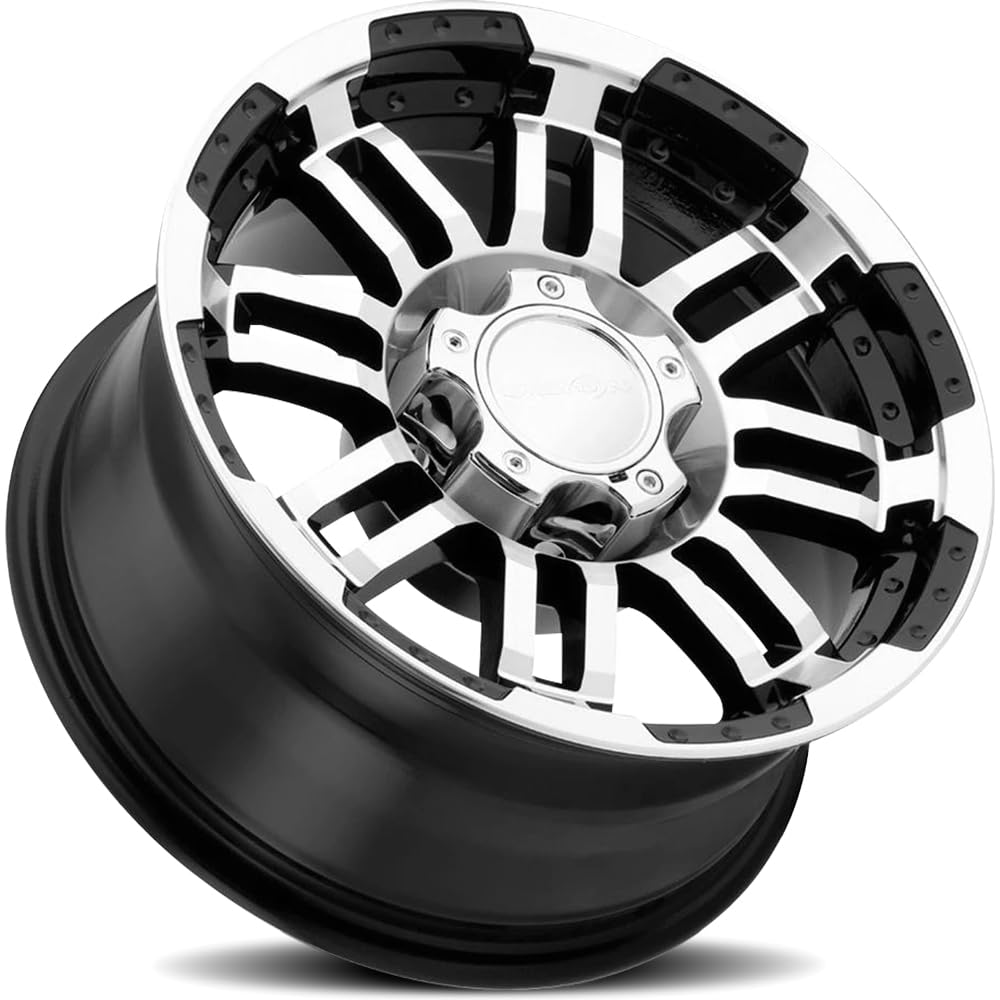 Warrior Vision 375 Gloss Black Machined Face Wheel (16x8"/5x114.3mm)