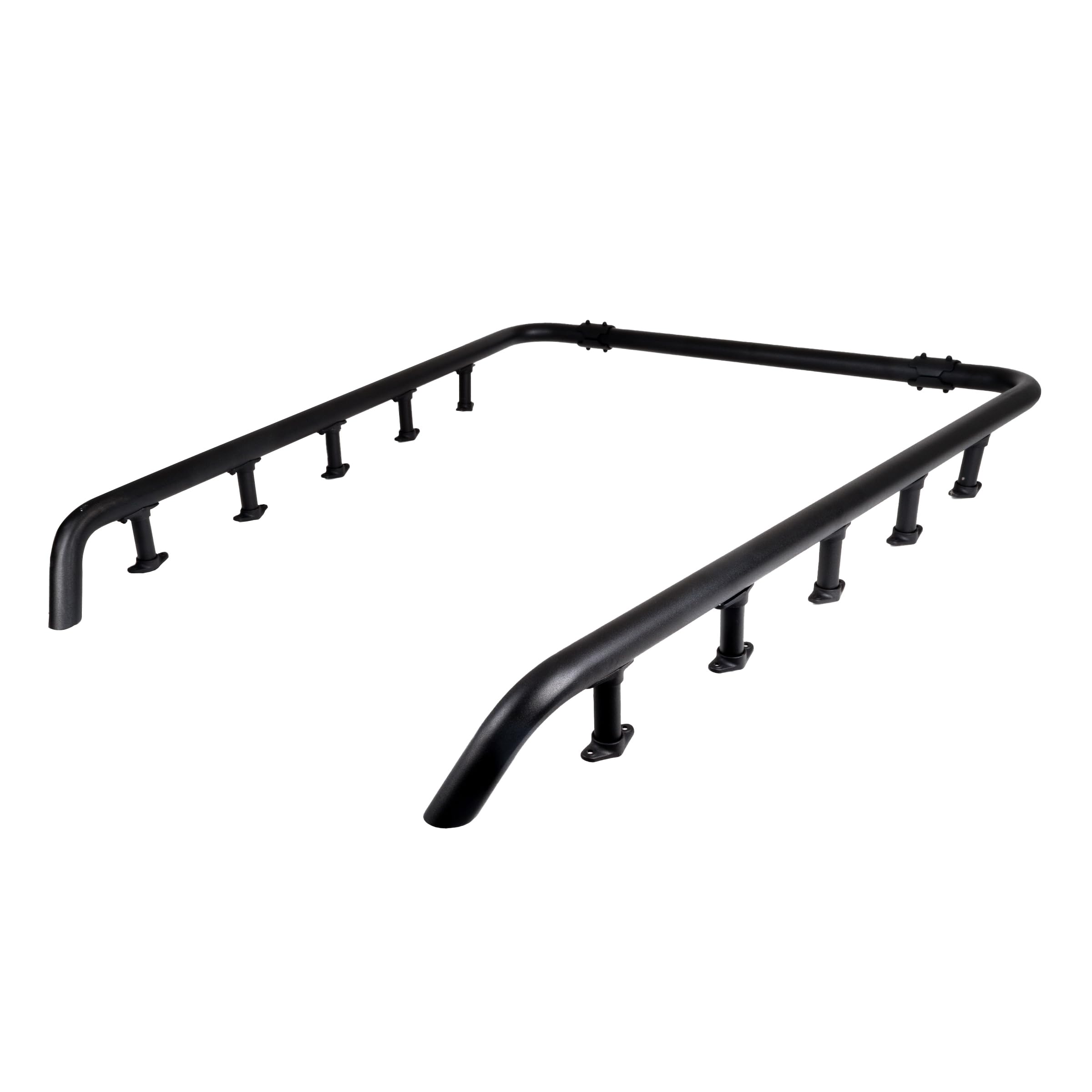 Go Rhino Tri-Rail Kit SRM500 | Aluminum, Textured Black | 5935062T | Fits Go Rhino 65" SRM500 Roof Racks