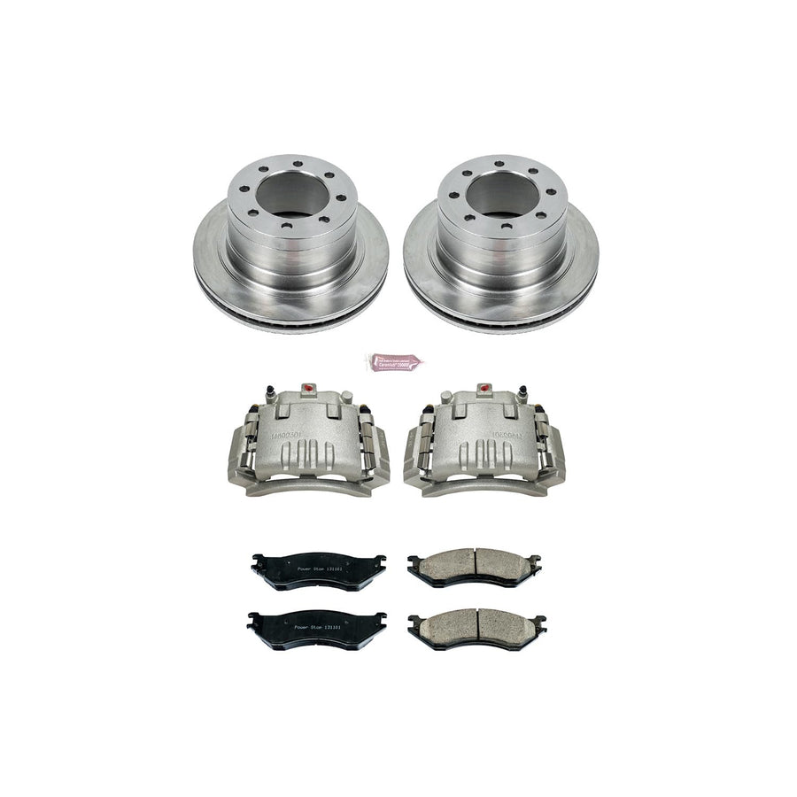 Power Stop KCOE5490 Rear Brake Stock Replacement Kit (with Calipers) For Dodge Ram 1500 2006-2008, Dodge Ram 2500 2003-2008, Dodge Ram 3500 2003-2008 [Model Specific]