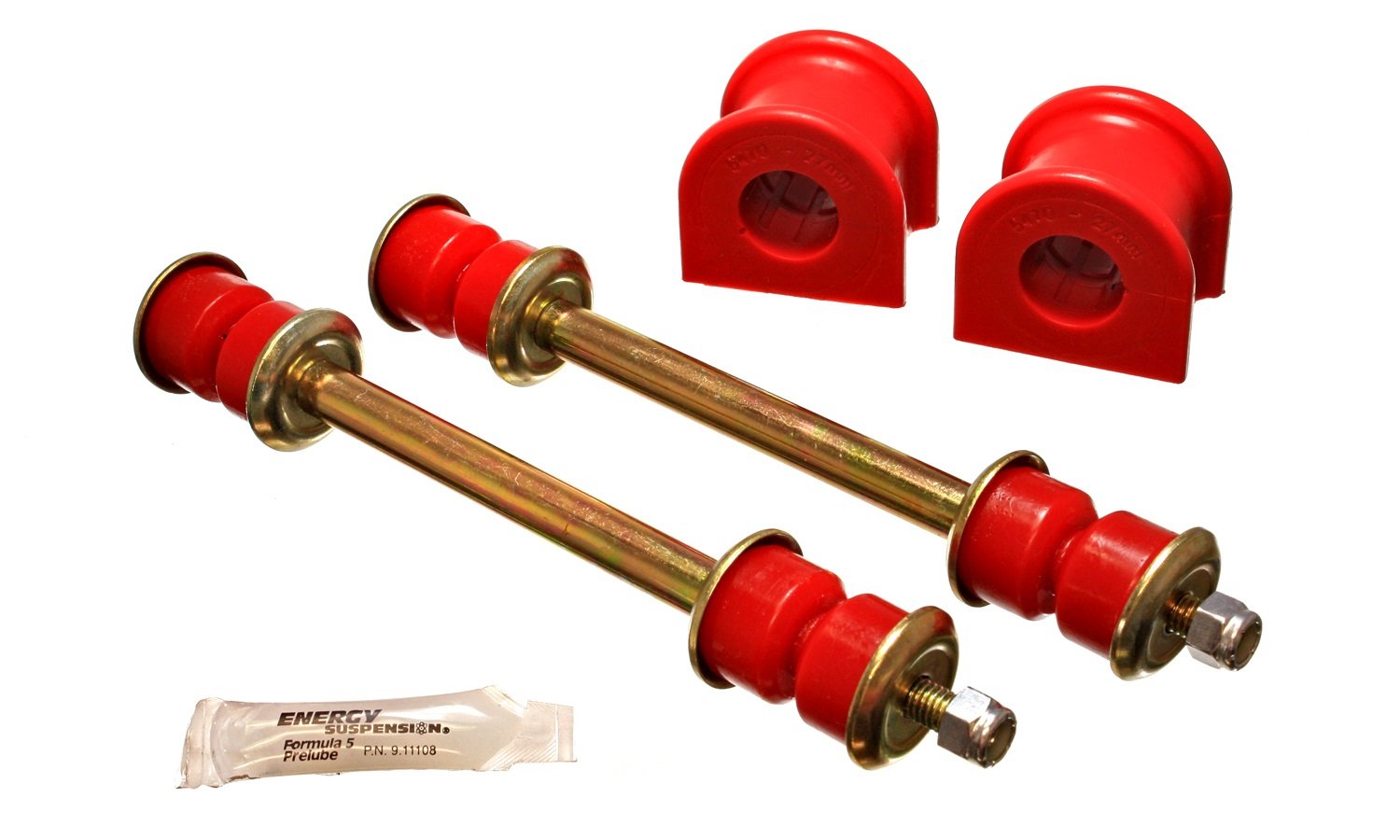 4.5156R Energy Suspension Ft Sway Bar Bushing Set 27Mm , Red