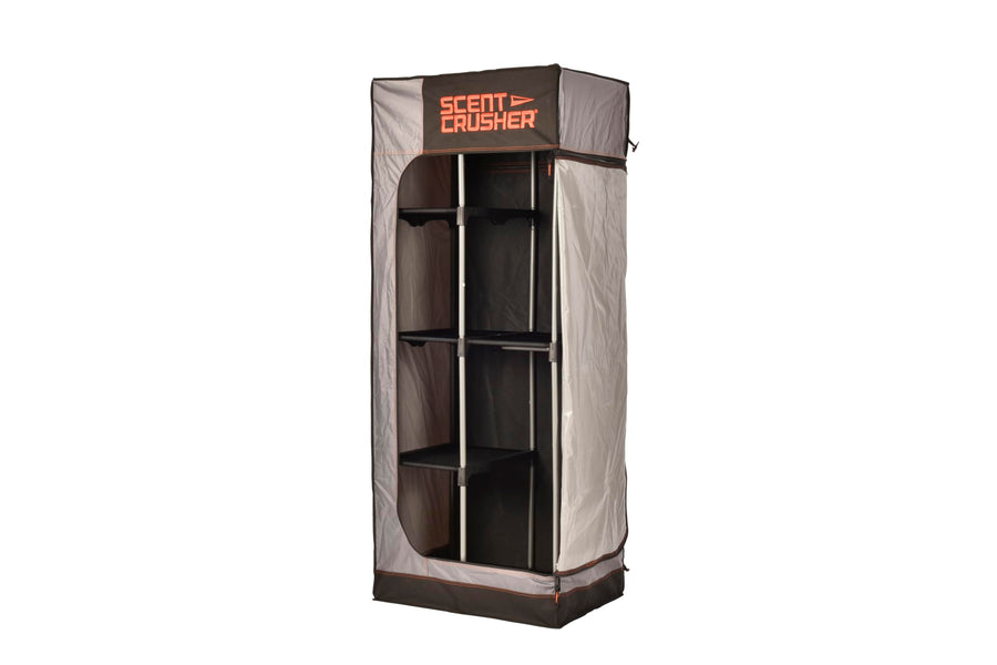 Locker Lite Scent Crusher - Easy to Assemble Hunting Closet, Eliminates Odor on Hunting Clothing and Equipment