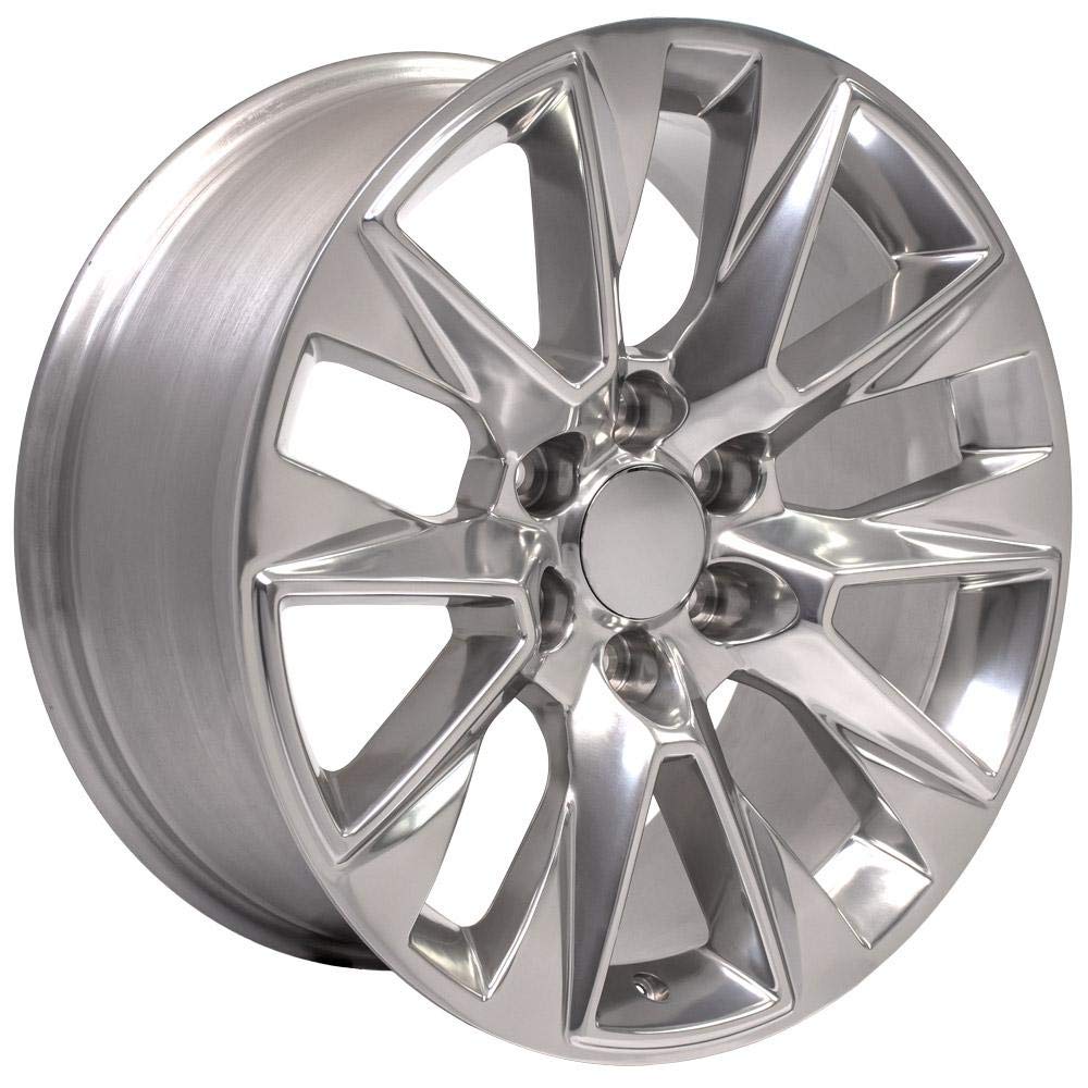20 Inch OE Wheels CV26 Rim Fits Silverado 1500 LTZ Style 6x139.7 20x9 Polished - Hollander 5920 (1)