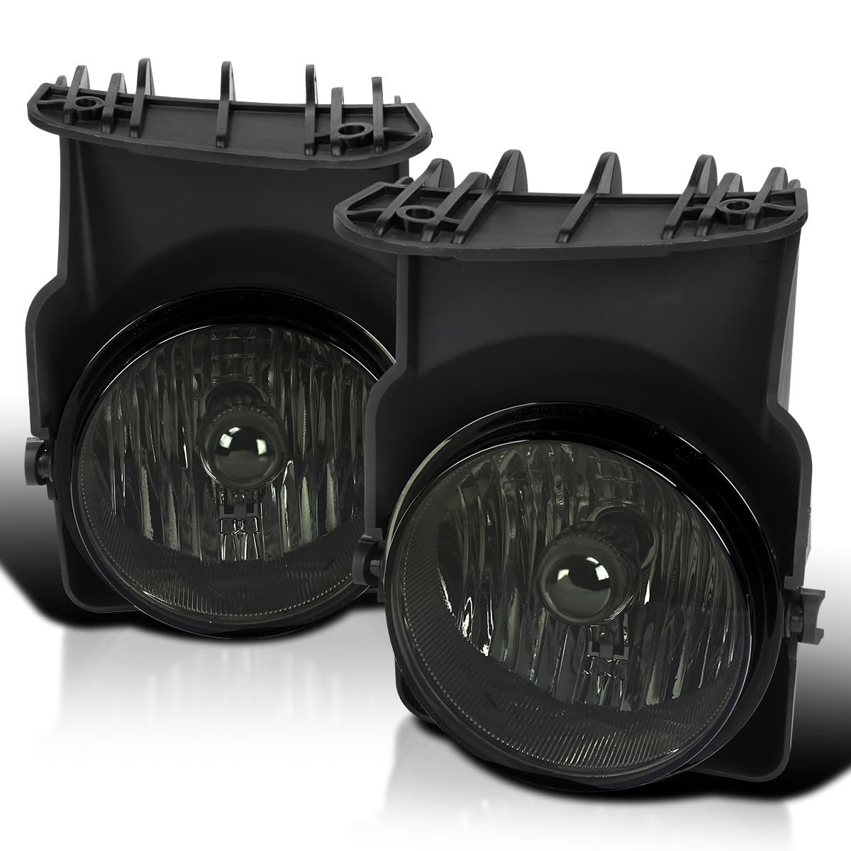 Fog Lights Spec-D Tuning Smoke Bumper Lamps+Switch+Bulbs Compatible with GMC Sierra 1500 2500HD 3500 2003-2006 L+R Pair Assembly