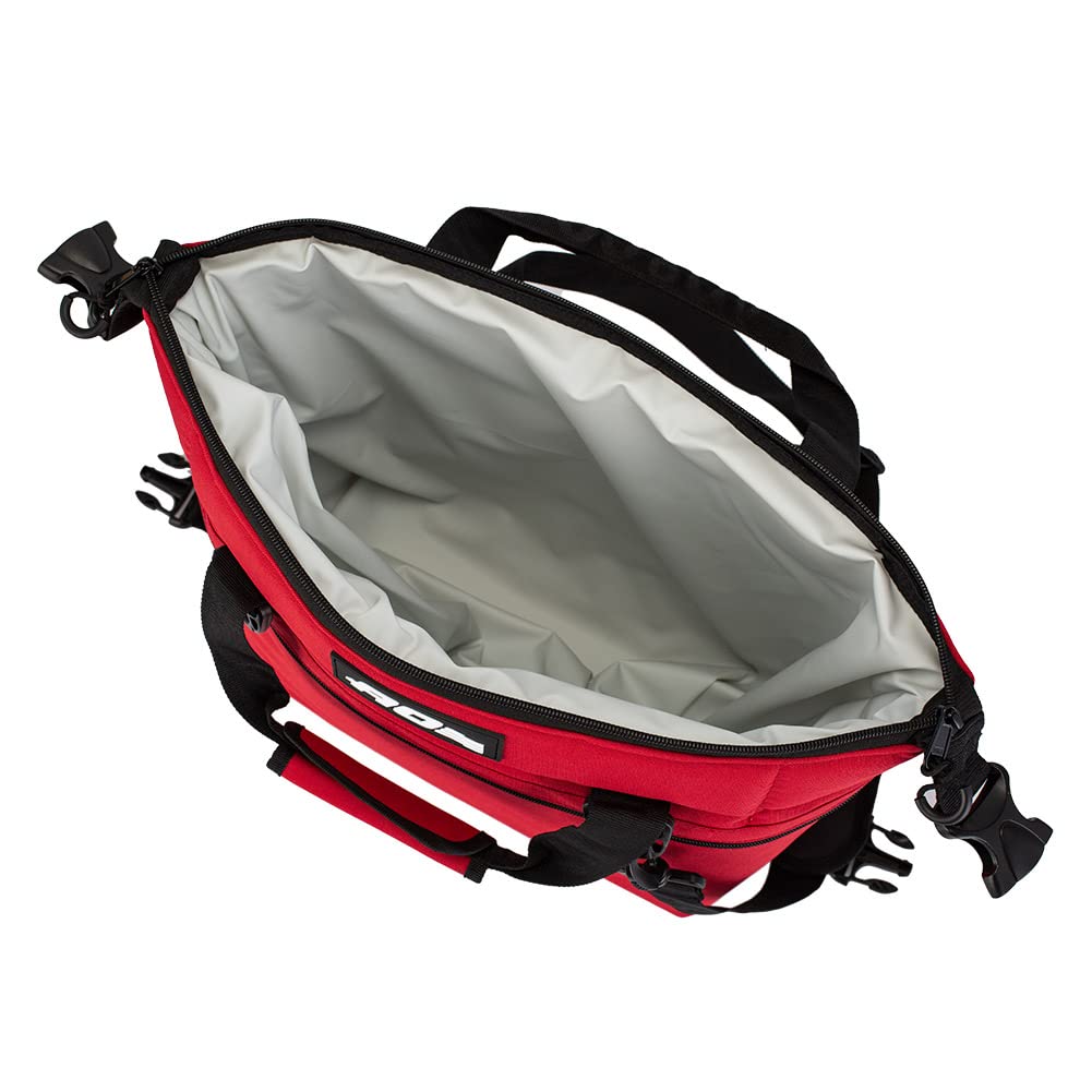 AO12RD AO Coolers 12 Pack Canvas Soft Cooler Bag, 12 Pack CANVAS RED Soft Cooler Bag, Outdoor
