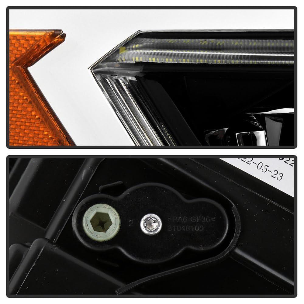 VW Jetta 19-22 SEL Model Spyder LED High Low Beam Projector Headlight - Signal-PWY24W(Included) - OE Right (VW2503175)
